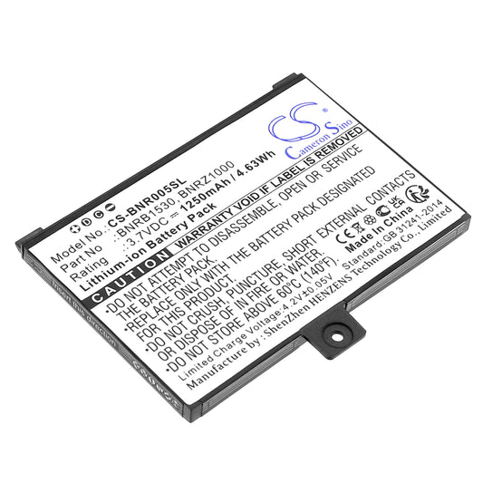3.7V 1250mAh/4.63Wh Li-ion Ebook/eReader Battery for Barnes & Noble
