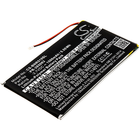3.7V 1500mAh/5.55Wh Li-Polymer Ebook/eReader Battery for Kobo