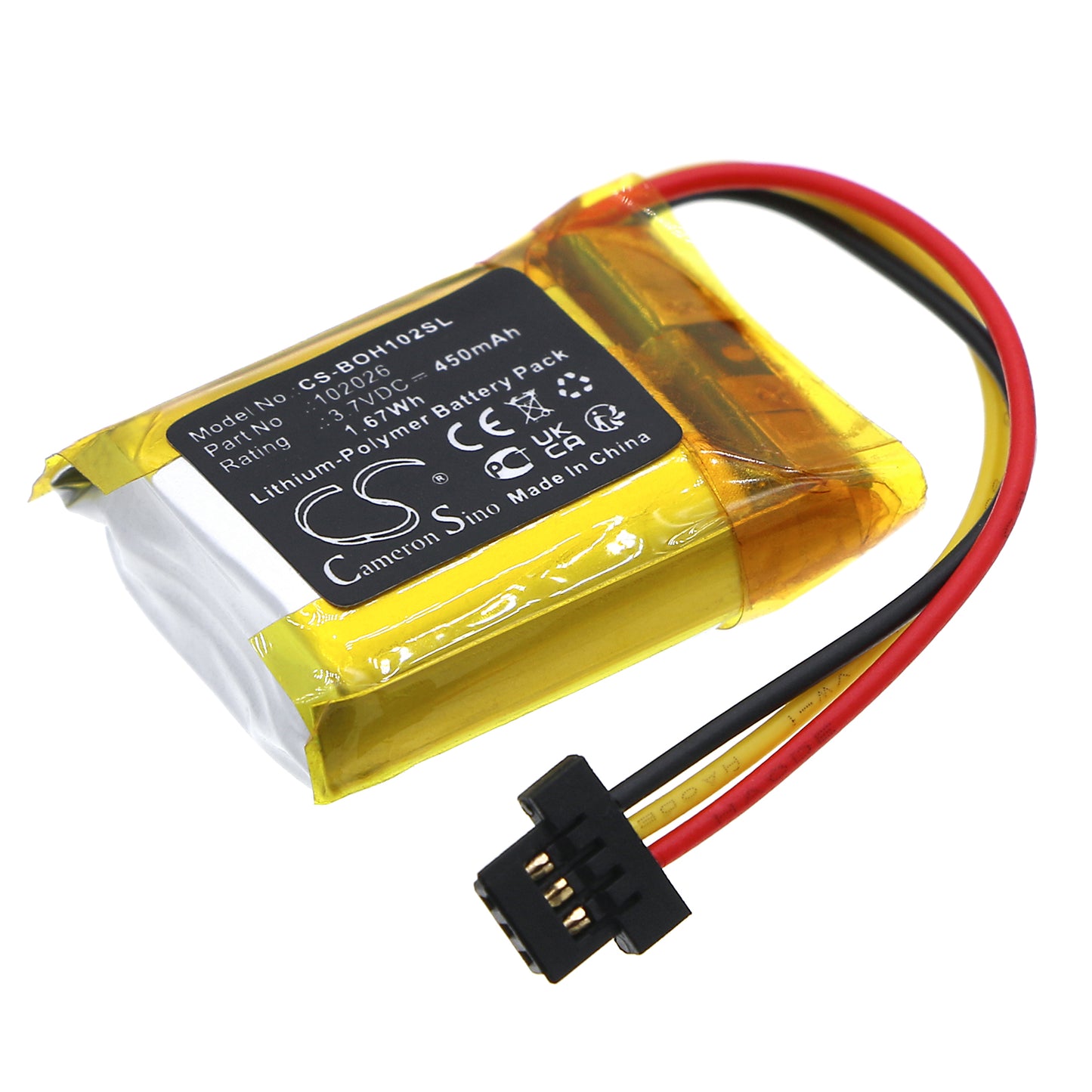 CS-BOH102SL Replacement Battery – Compatible with Beoplay EQ Charging Case