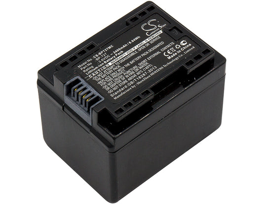 3.6V 2400mAh/8.64Wh Li-ion Camera Battery for Canon