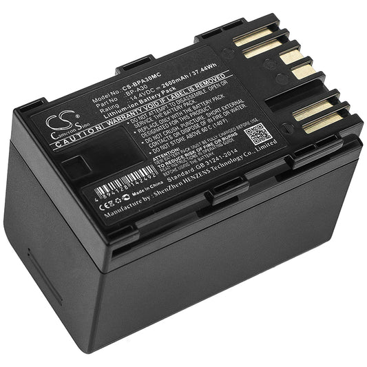 14.4V 2600mAh/37.44Wh Li-ion Camera Battery for Canon
