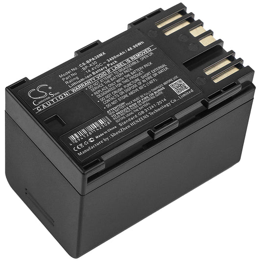 14.4V 3400mAh/48.96Wh Li-ion Camera Battery for Canon
