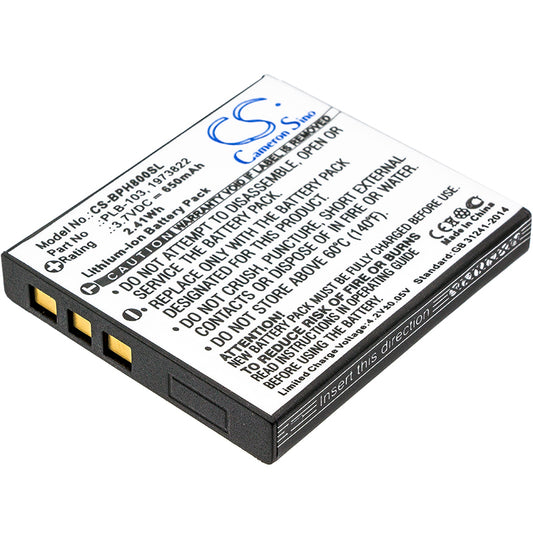 3.7V 650mAh/2.41Wh Li-ion Wireless Headset Battery for Bang & Olufsen