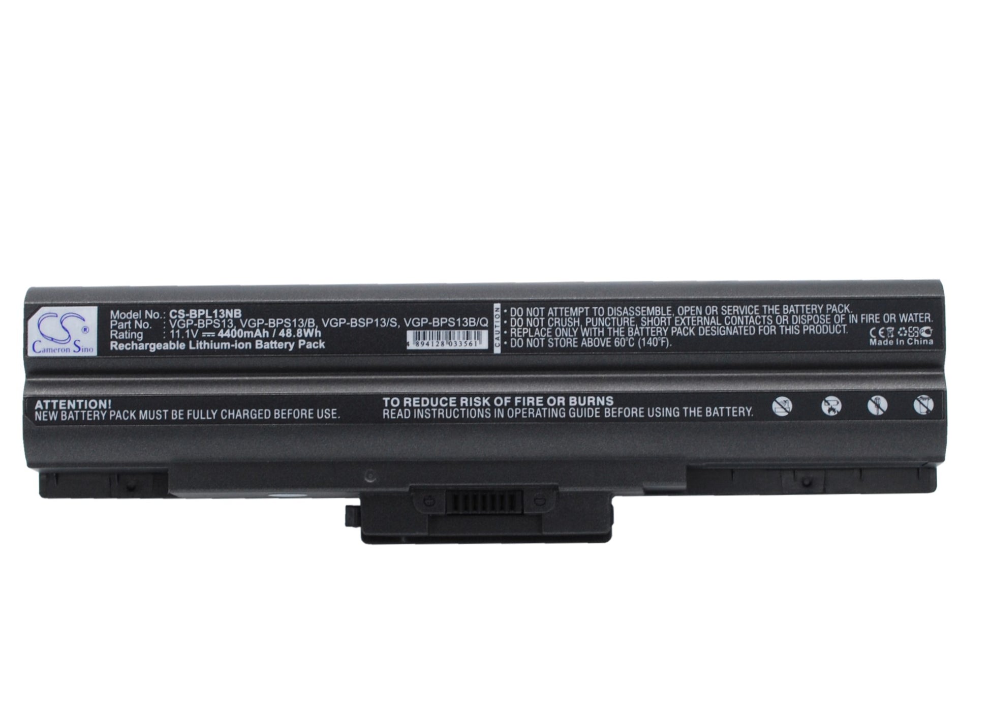 11.1V 4400mAh Li-ion Notebook/Laptop Battery for Sony