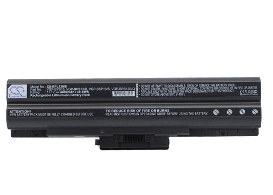 11.1V 4400mAh Li-ion Notebook/Laptop Battery for Sony