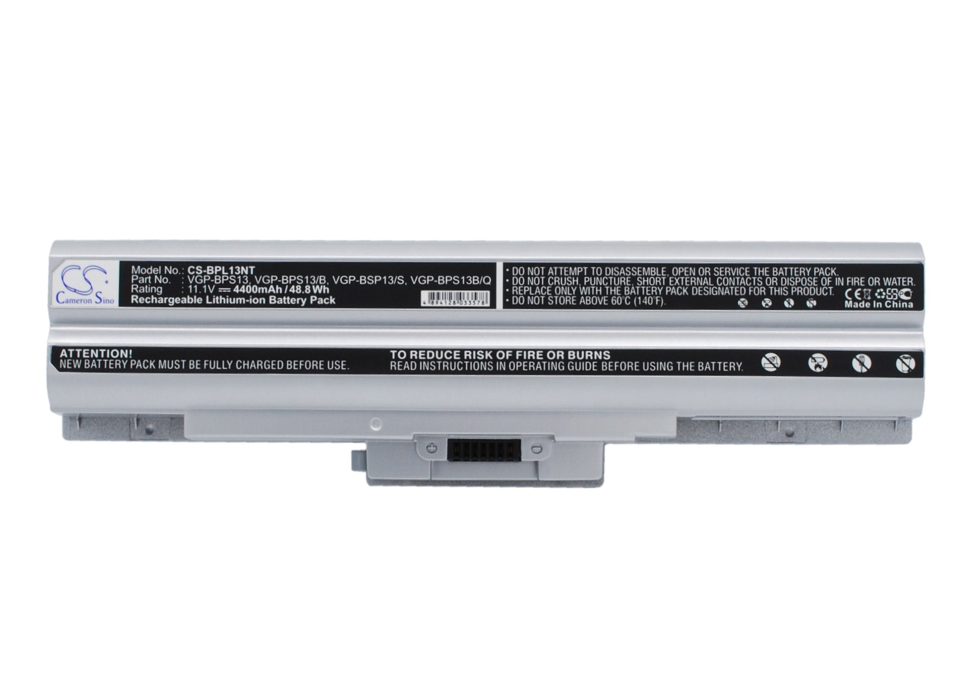11.1V 4400mAh Li-ion Notebook/Laptop Battery for Sony