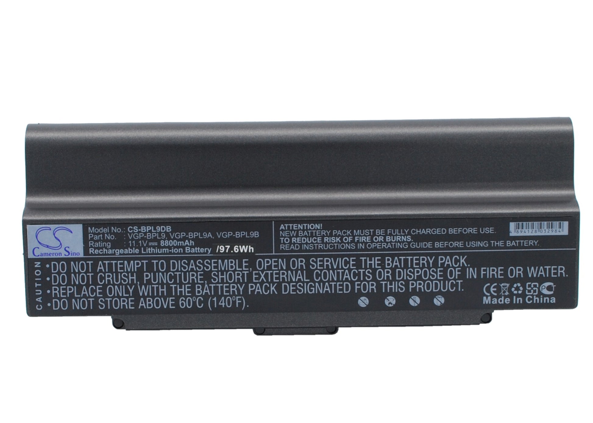 11.1V 8800mAh Li-ion Notebook/Laptop Battery for Sony