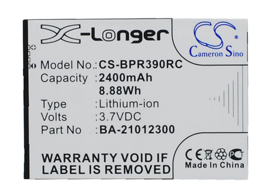 3.7V 2400mAh/8.88Wh Li-ion Hotspot Battery for BandRich