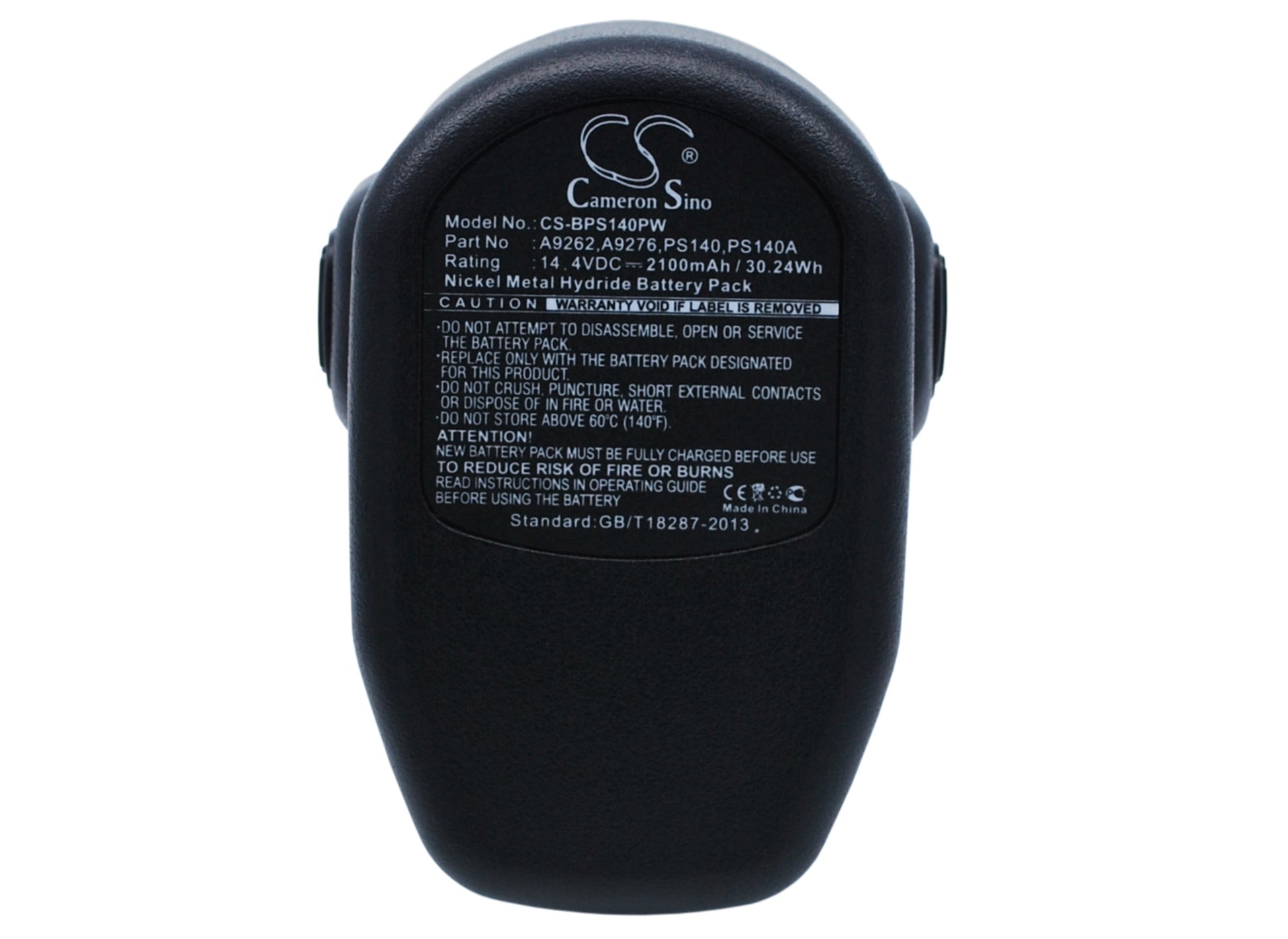 14.4V 2100mAh/30.24Wh Ni-MH Power Tools Battery for Black & Decker