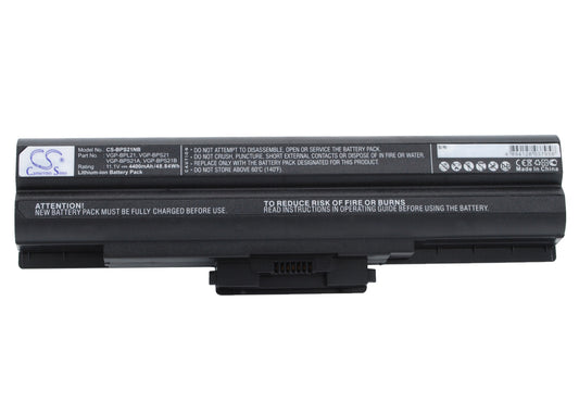 11.1V 4400mAh/48.84Wh Li-ion Notebook/Laptop Battery for Sony