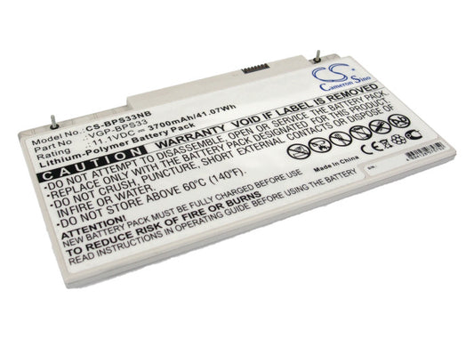 11.1V 3700mAh/41.07Wh Li-Polymer Notebook/Laptop Battery for Sony