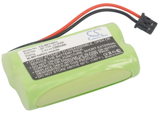 2.4V 1200mAh/2.88Wh Ni-MH Cordless Phone Battery for V TECH