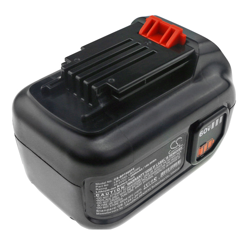 CS-BPT560PX Replacement Battery – Compatible with 60V MAX Blower, 60V MAX POWERSWAP 20 Cordless , 60V MAX trimmer, CM2060C, LHT360, LHT360C, LHT360CFF, LHT360CFF 60V MAX Hedge Trimme, LST560, LSW60, LSW60C