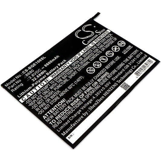 3.8V 8600mAh/32.68Wh Li-Polymer Tablet Battery for BQ