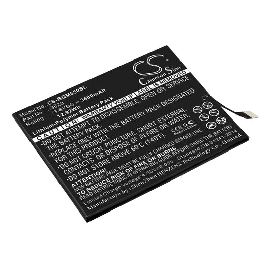 3.8V 3400mAh/12.92Wh Li-Polymer Mobile/SmartPhone Battery for BQ