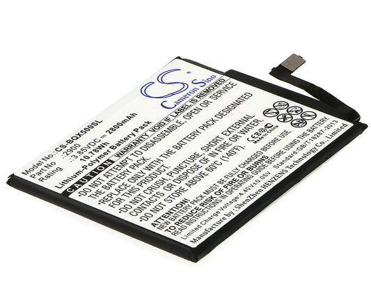 3.85V 2800mAh/10.78Wh Li-Polymer Mobile/SmartPhone Battery for BQ
