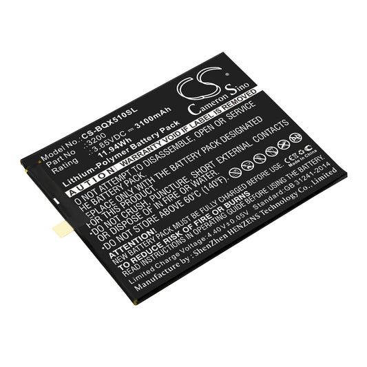3.85V 3100mAh/11.94Wh Li-Polymer Mobile/SmartPhone Battery for BQ