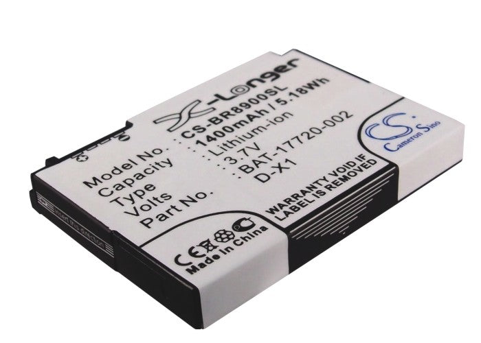 3.7V 1400mAh/5.18Wh Li-ion Mobile/SmartPhone Battery for Blackberry