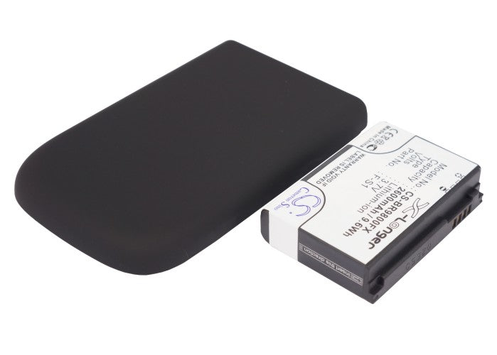 3.7V 2600mAh/9.6Wh Li-ion Mobile/SmartPhone Battery for Blackberry