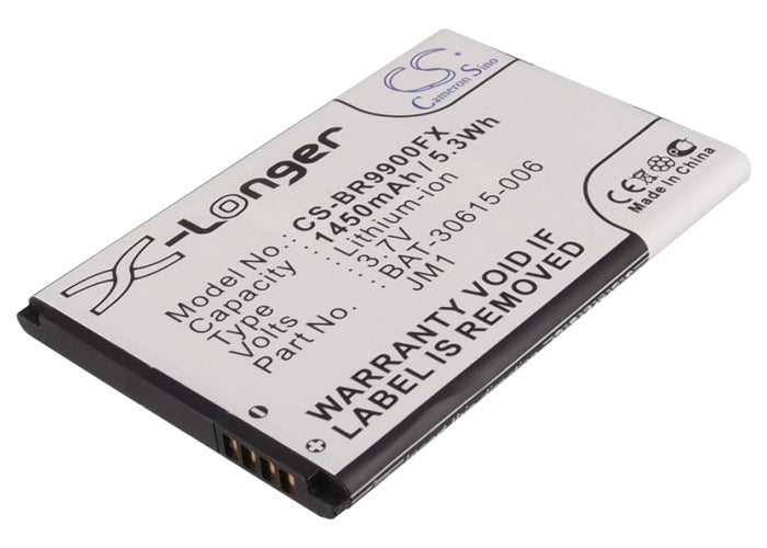 3.7V 1450mAh/5.3Wh Li-ion Mobile/SmartPhone Battery for Blackberry
