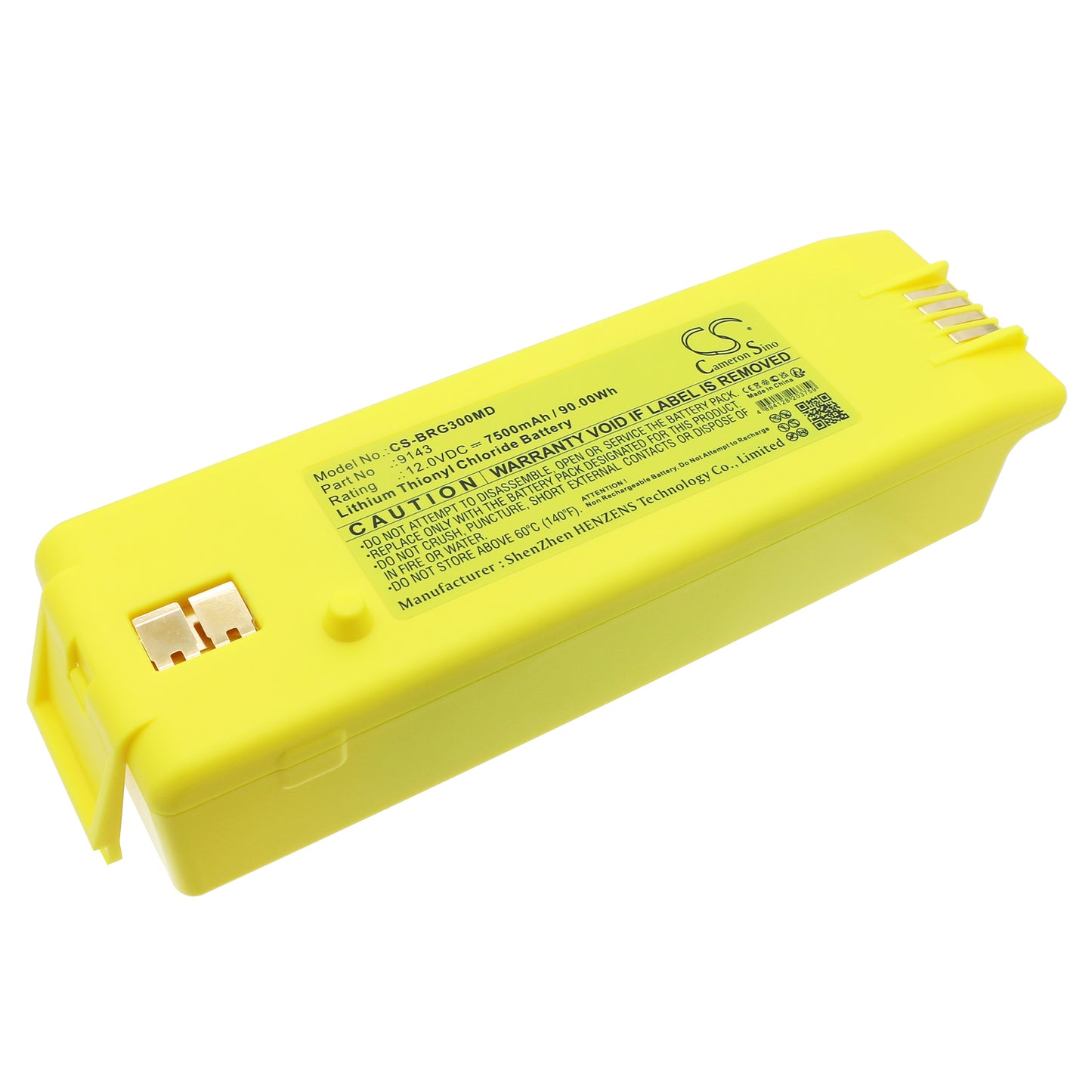 CS-BRG300MD Replacement Battery – Compatible with 9142, 9143, 9145, 9146, 9300A, 9300E, 9390A, 9390E, Cardiac Science G3, CardioVive AT, Powerheart AED G3, Powerheart AED G3 Plus
