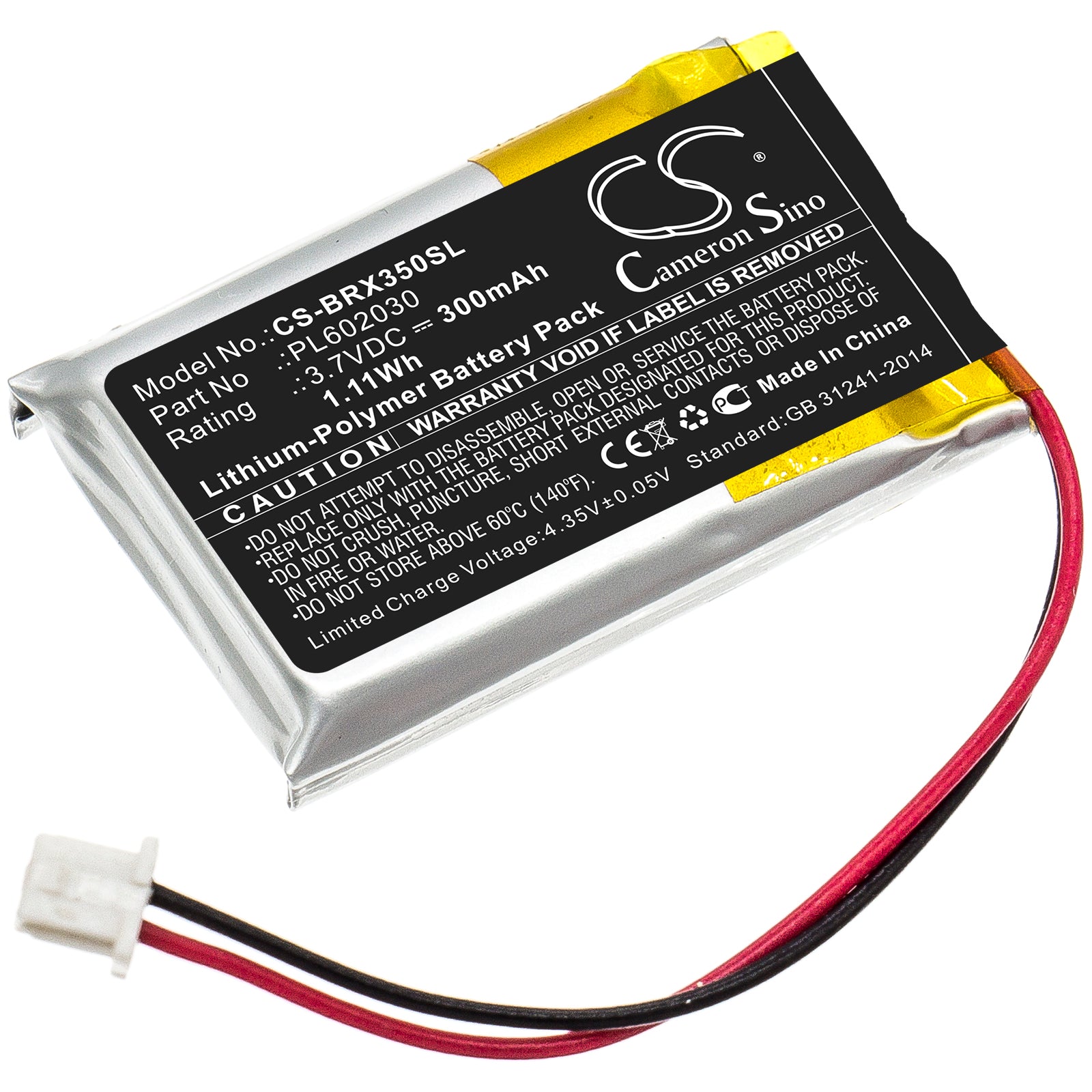 CS-BRX350SL Replacement Battery – Compatible with VXI B350-XT