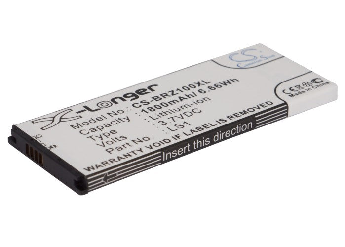 3.7V 1800mAh/6.66Wh Li-ion Mobile/SmartPhone Battery for Blackberry