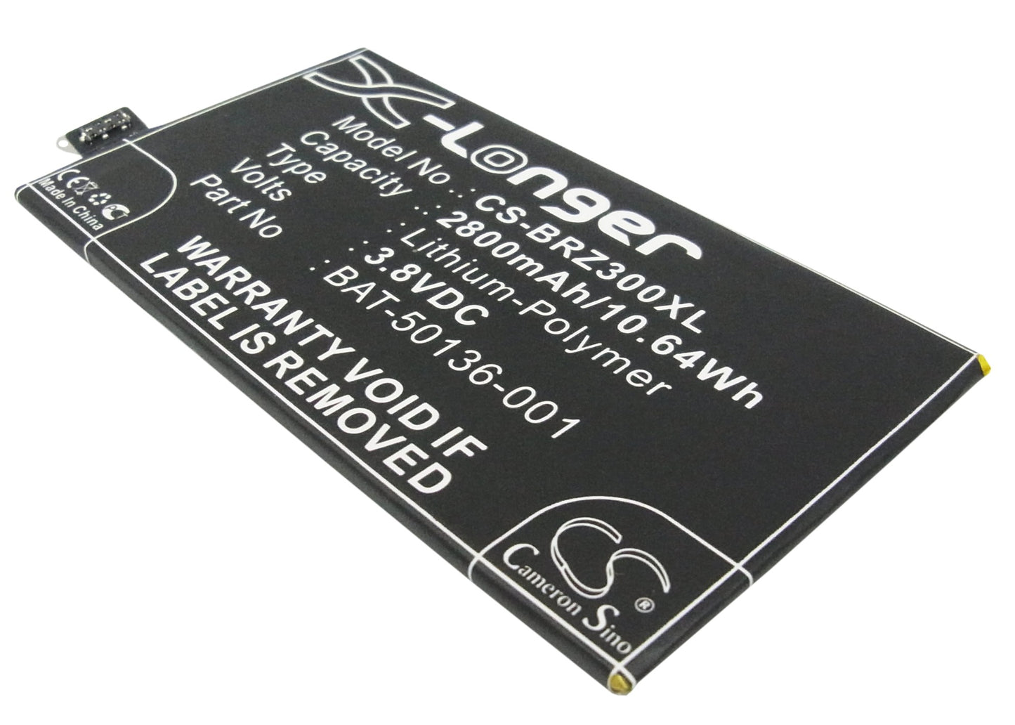3.8V 2800mAh/10.64Wh Li-Polymer Mobile/SmartPhone Battery for Blackberry