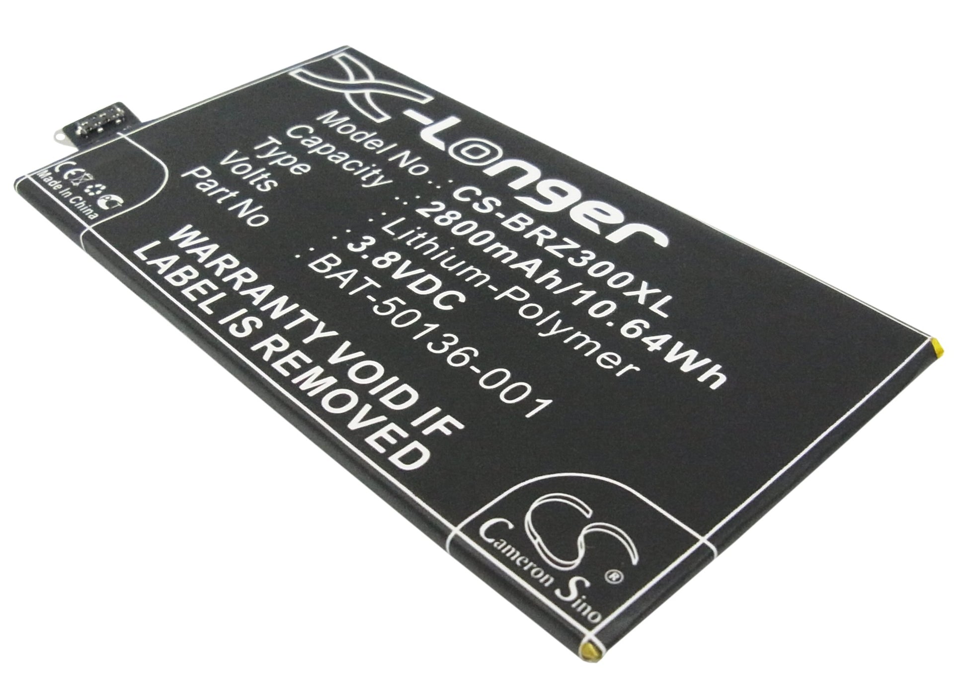 3.8V 2800mAh/10.64Wh Li-Polymer Mobile/SmartPhone Battery for Blackberry