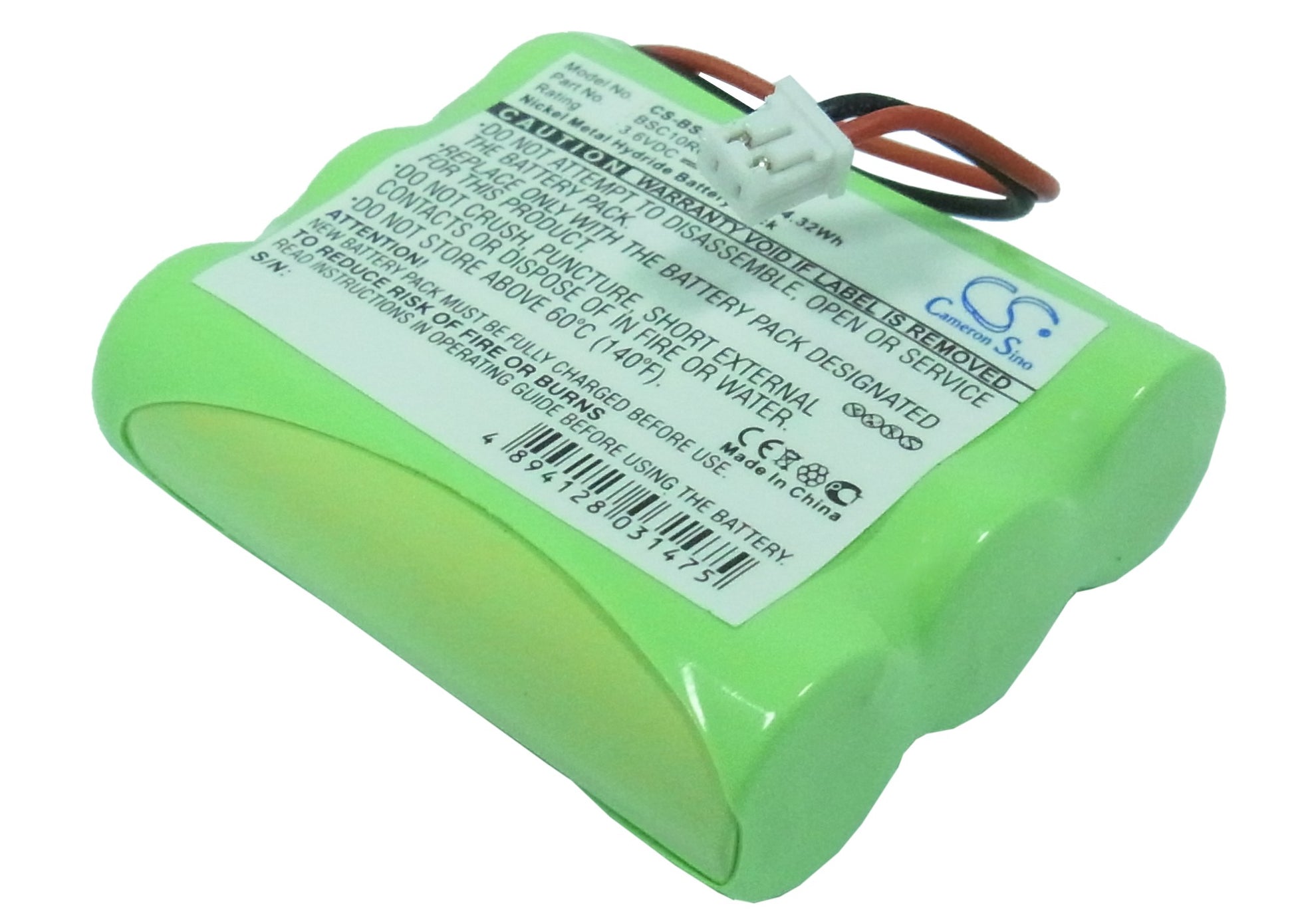 3.6V 1200mAh Ni-MH Cordless Phone Battery for Radix