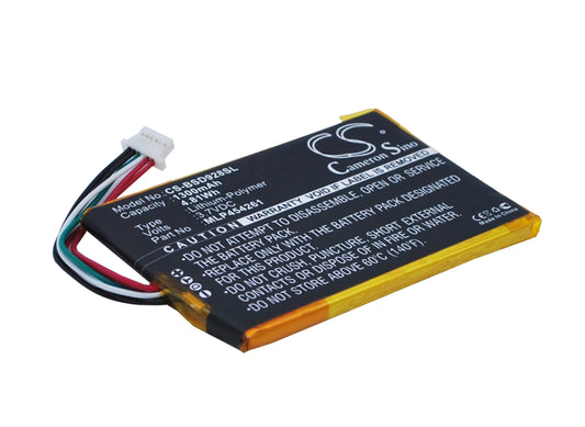 3.7V 1300mAh/4.81Wh Li-Polymer Ebook/eReader Battery for Bambook