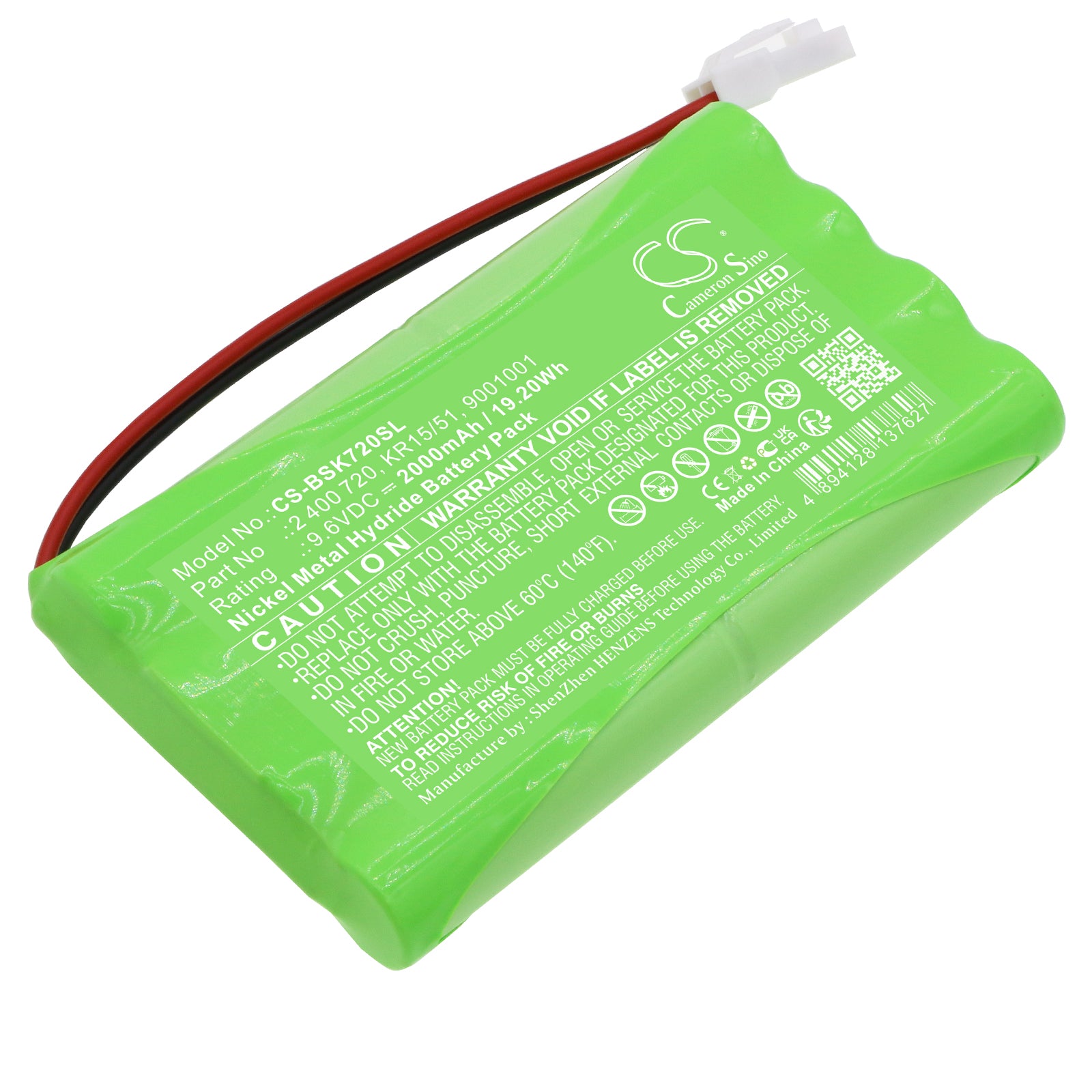 CS-BSK720SL Replacement Battery – Compatible with Axovia, Axovia 220B, Axovia Multi Pro, Dexxo, Dexxo Pro, Dexxo Reihe, Elixo 500 3S io, GDK, Ixengo S/L 3S io, Keasy 600, Keasy 800, Multi Pro 3S io, SGA, SGS, SLD