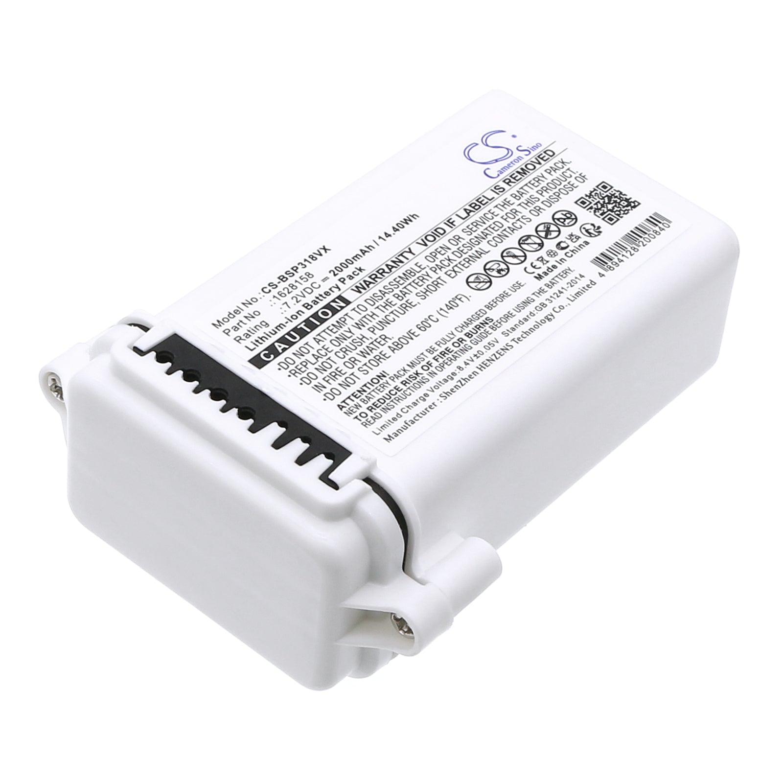 CS-BSP318VX Replacement Battery – Compatible with 3180+, 3181+, 3182, 3182+, 3183+, 3706, P3000, P3812, Pet Stain Eraser, Pet Stain Eraser Duo