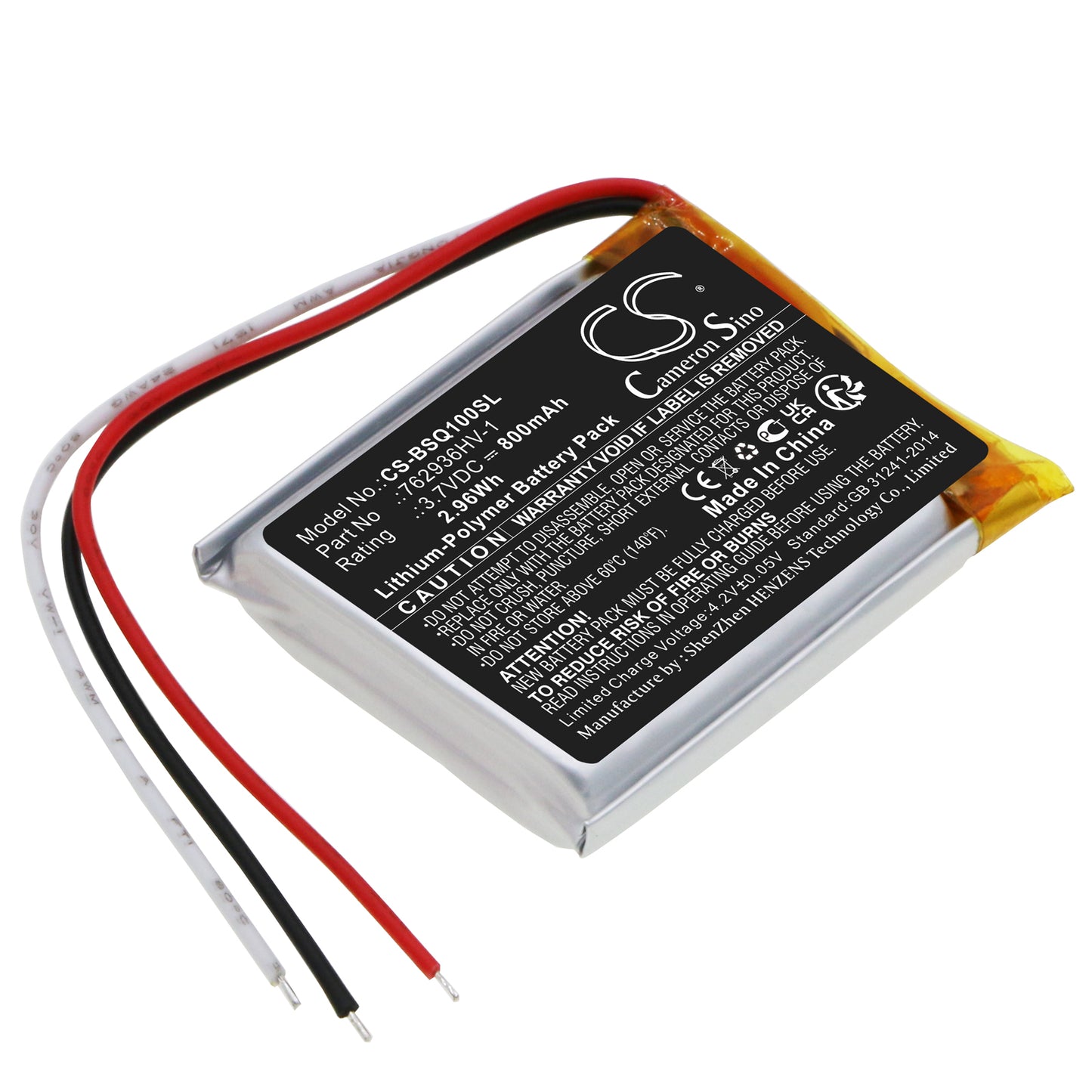 CS-BSQ100SL Replacement Battery – Compatible with QuietComfort Earbuds Charging