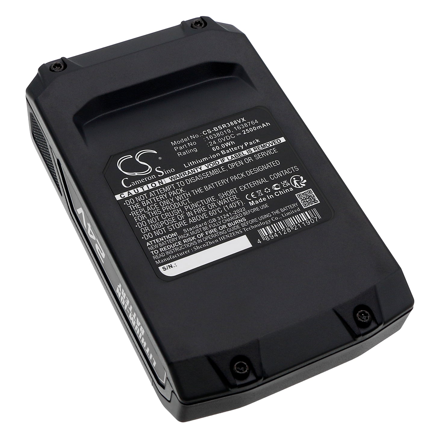 CS-BSR388VX Replacement Battery – Compatible with 3789, 3789U, 3789X, 3797, 3797V, 3797W, Cleanview XR Stick Vacuum