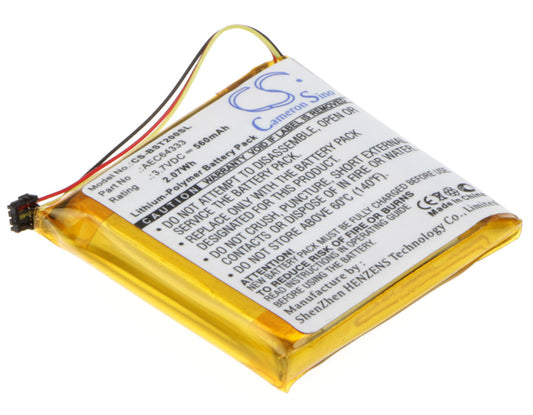 3.7V 560mAh/2.07Wh Li-Polymer Wireless Headset Battery for Beats
