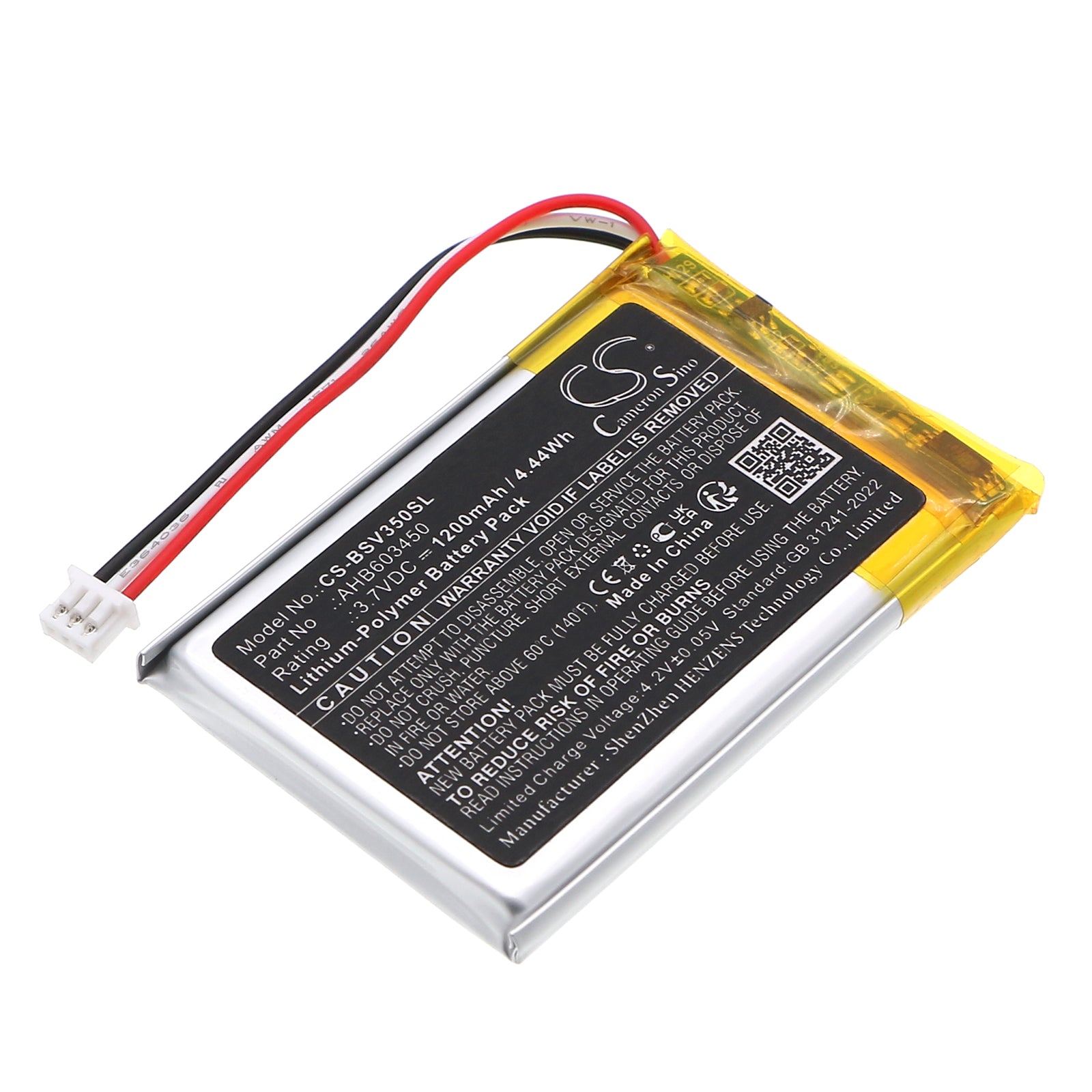 CS-BSV350SL Replacement Battery – Compatible with V35 Video Baby Monitor