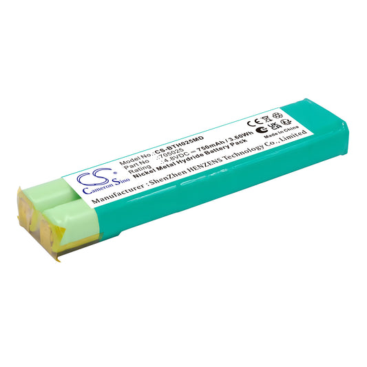 4.8V 750mAh/3.60Wh Ni-MH Medical Battery for BrandTech