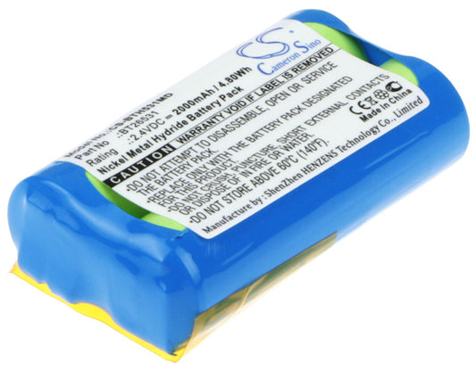 2.4VV 2000mAh/4.80Wh Ni-MH Medical Battery for BrandTech