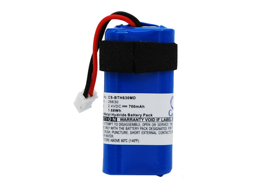 2.4V 700mAh/1.68Wh Ni-MH Medical Battery for BrandTech