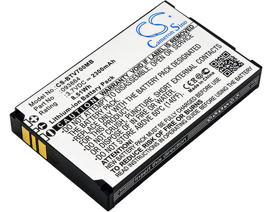 3.7V 2300mAh/8.51Wh Li-ion BabyPhone Battery for BT