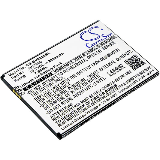 3.7V 2050mAh/7.59Wh Li-ion Mobile/SmartPhone Battery for Blackview