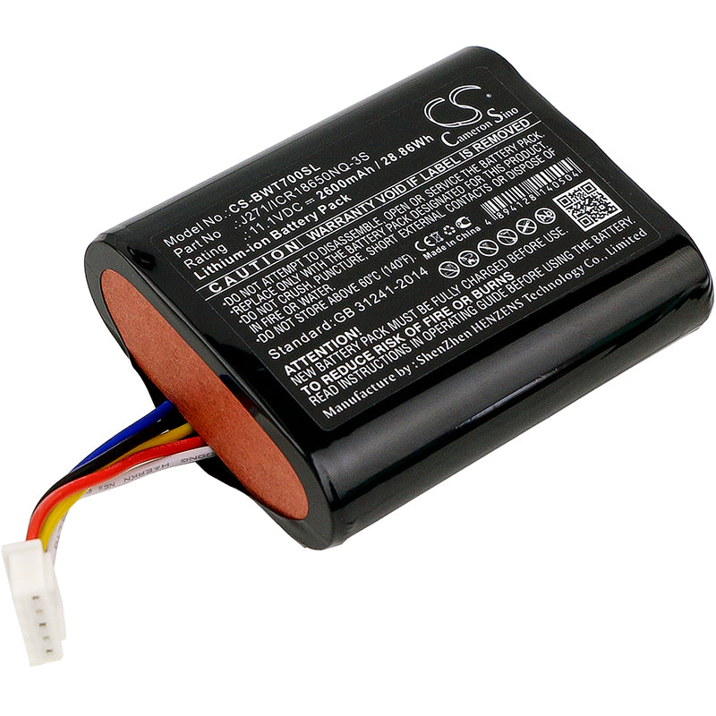 11.1V 2600mAh/28.86Wh Li-ion Speaker Battery for Bowers & Wilkins