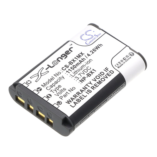 3.7V 1150mAh/4.26Wh Li-ion Camera Battery for Sony