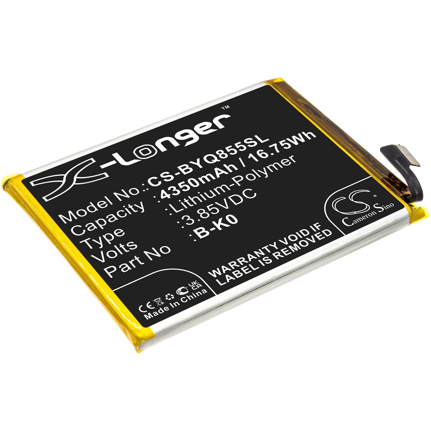 CS-BYQ855SL Replacement Battery – Compatible with iQOO Neo 855, V1936, V1936A