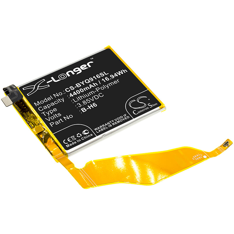 CS-BYQ916SL Replacement Battery – Compatible with V1916, V1916A, VIVO iQOO Pro, VIVO iQOO Pro 5G