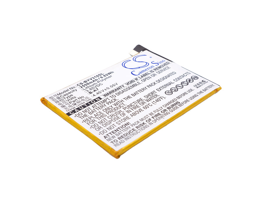 3.85V 2550mAh/9.82Wh Li-Polymer Mobile/SmartPhone Battery for BBK