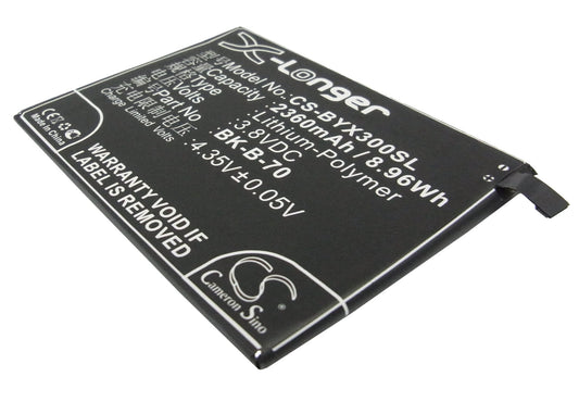 3.8V 2360mAh/8.96Wh Li-Polymer Mobile/SmartPhone Battery for BBK