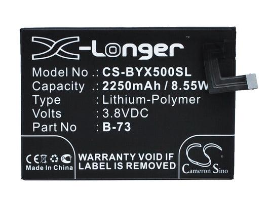 3.8V 2250mAh/8.55Wh Li-Polymer Mobile/SmartPhone Battery for BBK