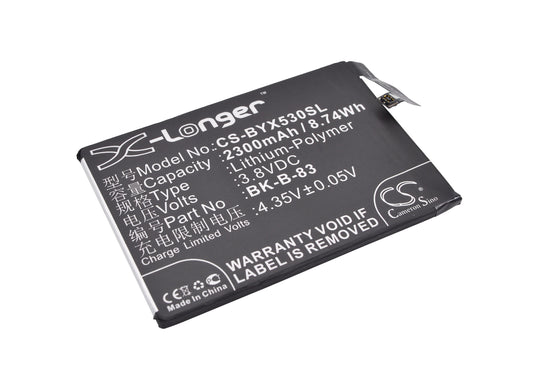 3.8V 2300mAh/8.74Wh Li-Polymer Mobile/SmartPhone Battery for BBK